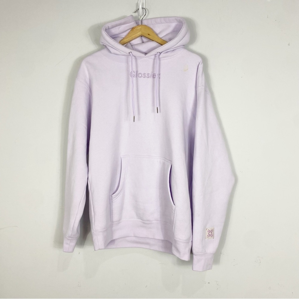 GLOSSIER Lavender Oversized Hoodie - Picture 2 of 10